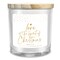 Edge Collections - 4" x 4" - White - Inspiring Scented Soy Candle for Christmas - 1 Piece